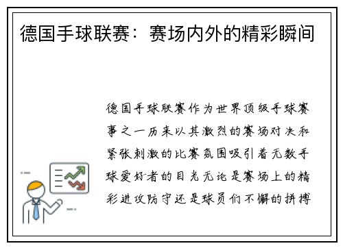 德国手球联赛：赛场内外的精彩瞬间